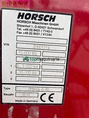 Sembradora - Horsch - pronto 6 as