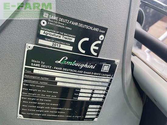 Tractor agrícola - Deutz-Fahr - lamborghini r 6.160.4