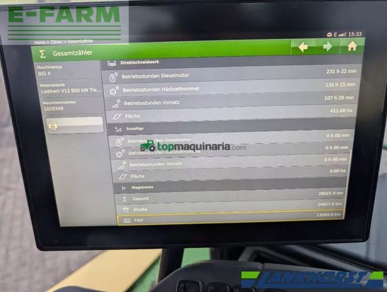 Cosechadora de Cereal - Krone - big x 1180 + easycollect 900-3