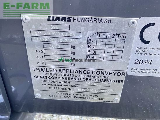 Cosechadora de Cereal - Claas - evion 430+cerio 620+tw