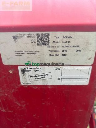 Sembradora - Kverneland - ts drill