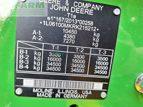 Tractor agrícola - John Deere - 6100m **mietrückläufer**