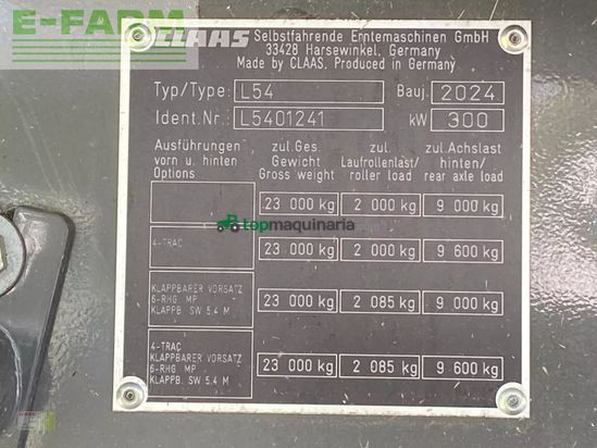 Cosechadora de Cereal - Claas - trion 660 tt