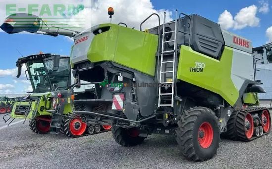 Cosechadora de Cereal - Claas - trion 750 terra trac