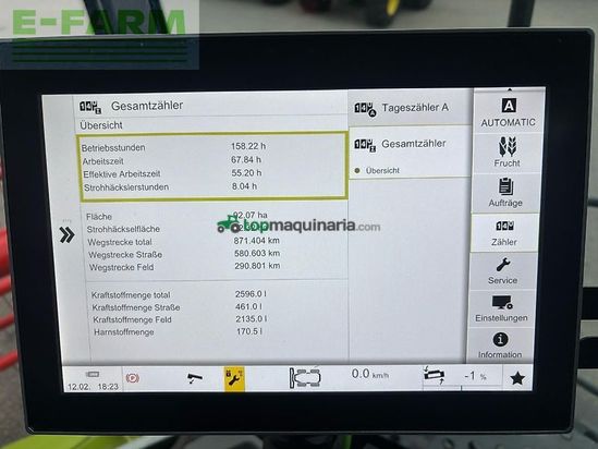 Cosechadora de Cereal - Claas - trion 530 + cerio 620