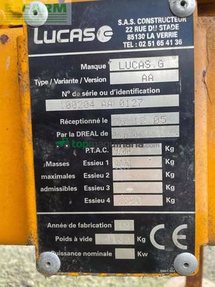 Remolqu esparcidor - Lucas - mélangeuse spirmix 140 lucas