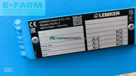 Cultivador - Lemken - karat 10/300 u