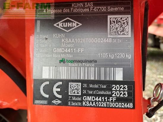 Cortacésped manual - Kuhn - gmd 4411