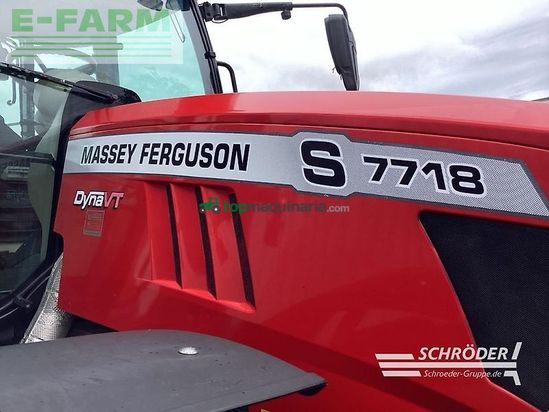 Tractor agrícola - Massey Ferguson - 7718 s dyna-vt exclusive