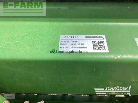 Combinado de siembra - Amazone - ad 302 / kg 302