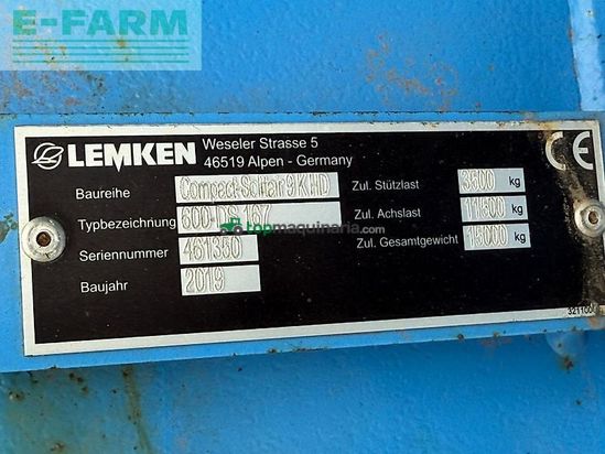 Sembradora - Lemken - solitair 9/600 k hd