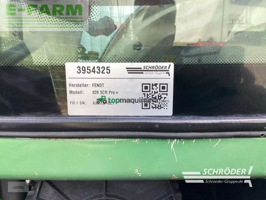 Tractor agrícola - Fendt - 828 scr profi plus