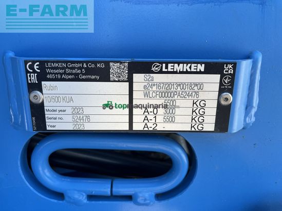 Grada de disco - Lemken - rubin 10/500 kua