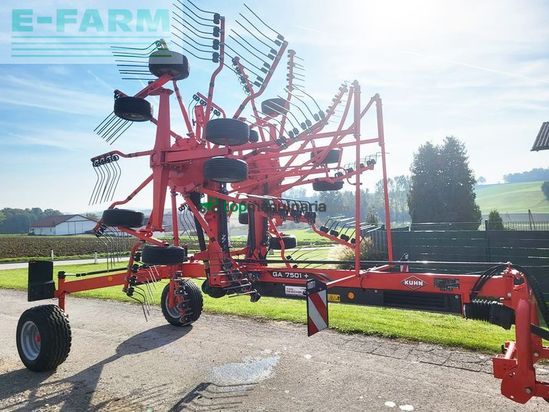 Henificador - Kuhn - ga7501+ 2-kreisel-mittelschwader
