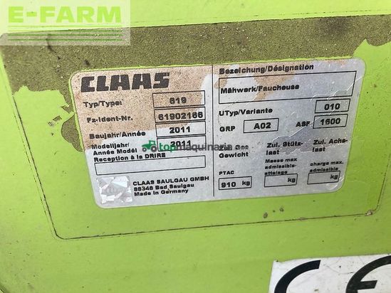 Cortacésped manual - Claas - disco 3500 contour