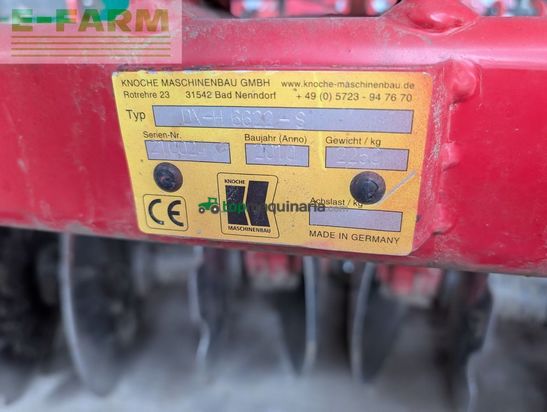 Grada de disco - Knoche - scheibenegge 2,50m gezogen