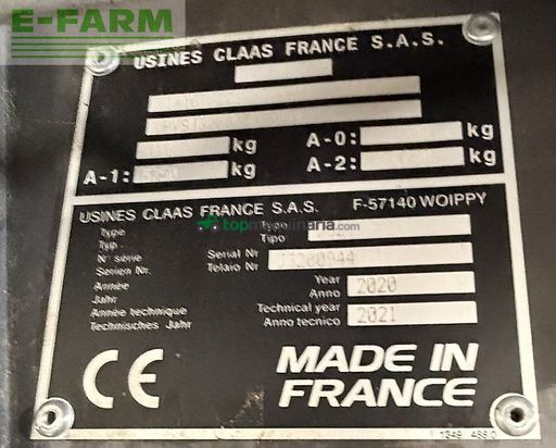 Empacadora gigant - Claas - quadrant 5300 fc tandem - fine cut