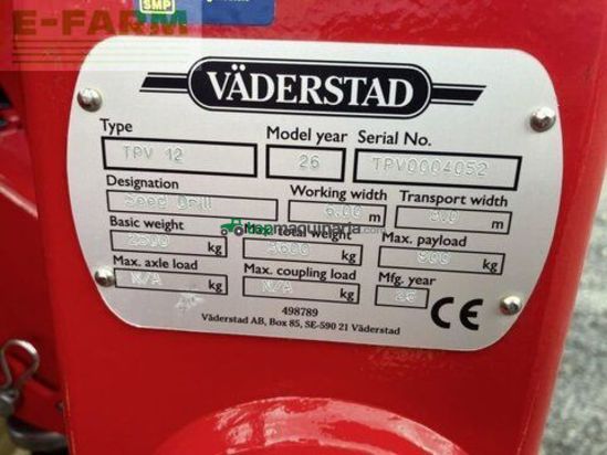 Sembradora monograno mecanica - Väderstad - tempo v 12 mit wsx
