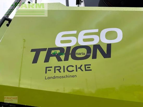 Cosechadora de Cereal - Claas - trion 660 mit vario 770