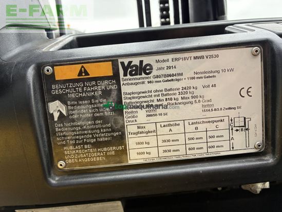 Elevadora - Yale - erp 18vt
