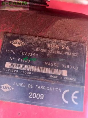 Cortacésped manual - Kuhn - fc 283 gii