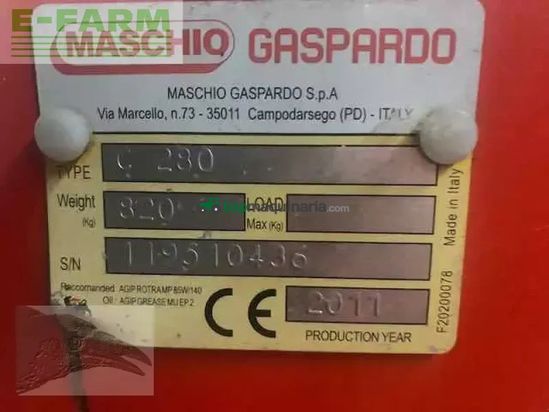 Grada rotativa - Maschio - c 280