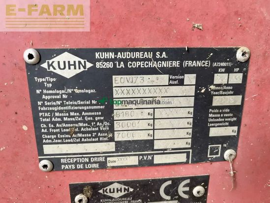 Remolqu esparcidor - Kuhn - euromix plus 173