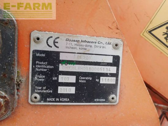 Minicargadora - Doosan - dl200 ( 11,6t ) mit volvo sw