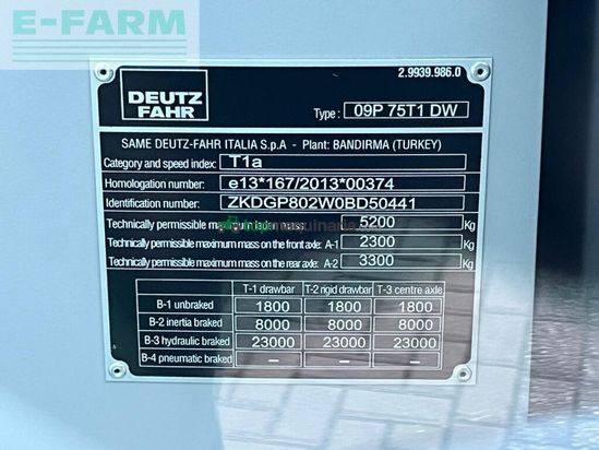 Tractor agrícola - Deutz-Fahr - 5080d keyline