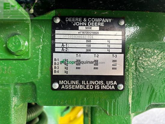 Tractor agrícola - John Deere - 5050e