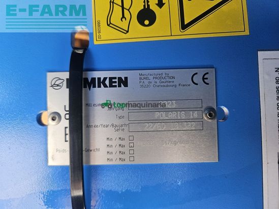 Esparcidor - Lemken - polaris 14/3000 isobus wiegestreuer