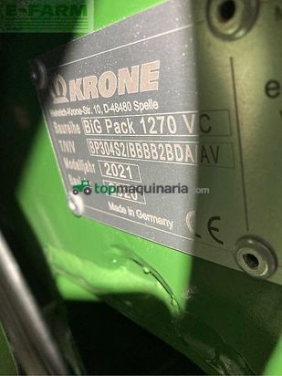 Empacadora gigant - Krone - big pack 1270 vc