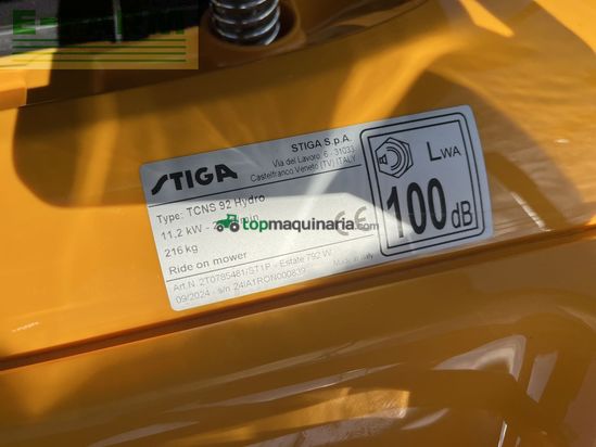 Tractor agrícola - Stiga - estate 792 w se 2 zylinder