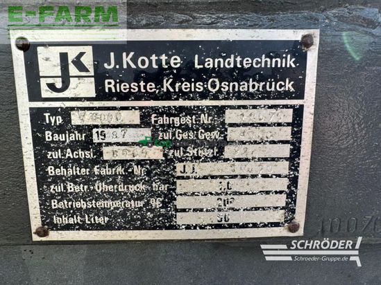 Cisterna - Kotte - vt 6000