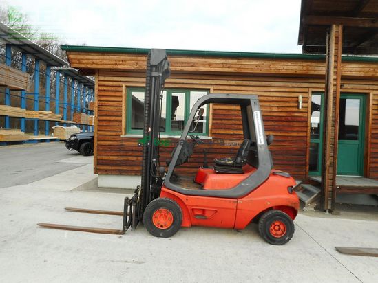 Elevadora - Linde - h25d-02 triplex 6,4m + ss ( perkins motor )