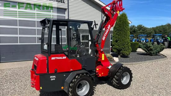Minicargadora - Thaler - 2838l dpf kabine og brede hjul