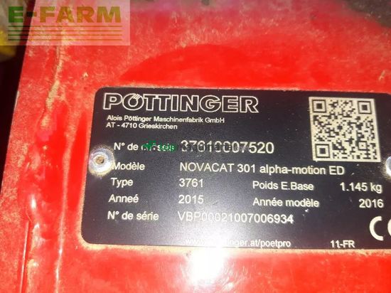 Cortacésped manual - Pöttinger - novacat 301 ed alpha motion