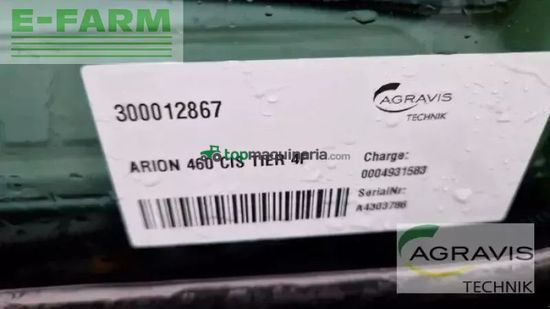 Tractor agrícola - Claas - arion 460 cis tier 4f CIS