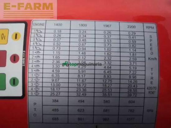 Tractor agrícola - Same - agron 80 dt