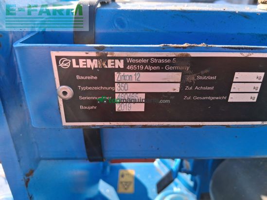 Grada de disco - Lemken - zirkon 12/350