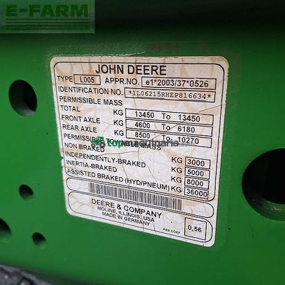 Tractor agrícola - John Deere - 6215r auto powr *fh+fzw*