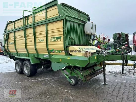 Remolqu agrícola - Krone - gebr. titan 6/48 gl ladewagen