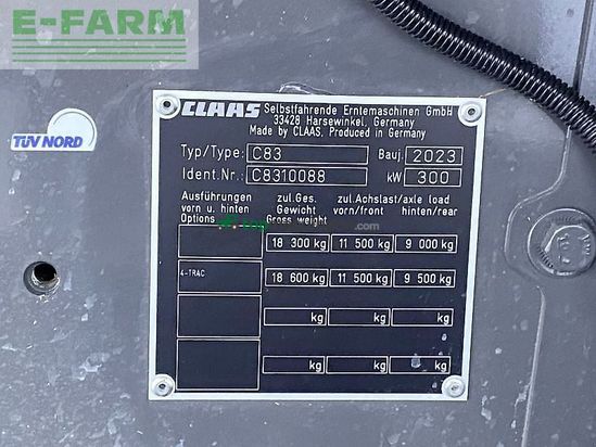 Cosechadora de Cereal - Claas - lexion 5500 montana allrad