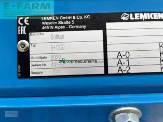 Combinado de siembra - Lemken - zirkon 12 / solitär 9-300
