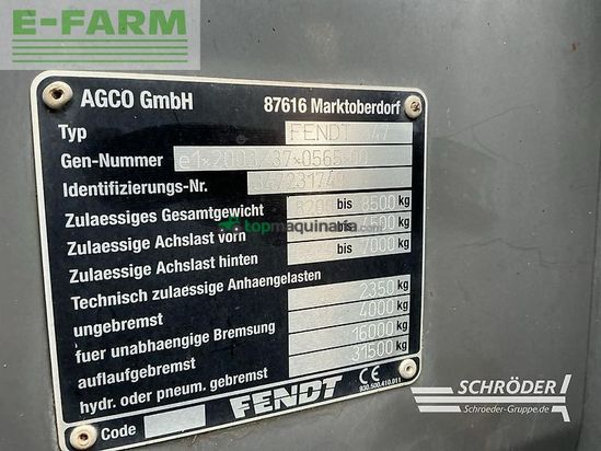 Tractor agrícola - Fendt - 310 vario s4 power Power