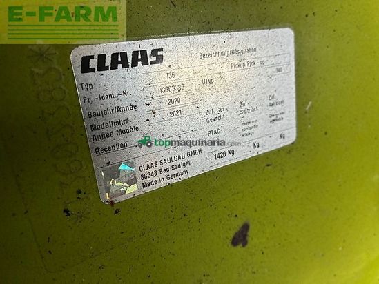 Cabezal - Claas - pick up 300 profi contour