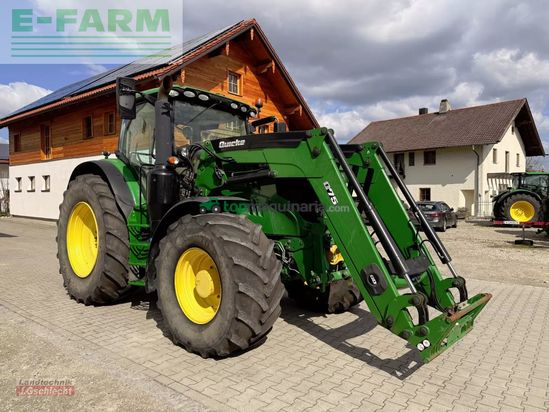 Tractor agrícola - John Deere - 6215 r mit frontlader