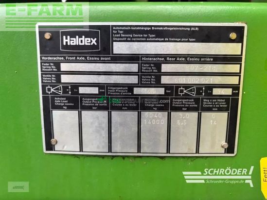 Remolqu agrícola - Bergmann - royal 28 s