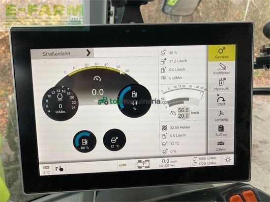 Tractor agrícola - Claas - axion 870 cmatic cebis CMATIC CEBIS