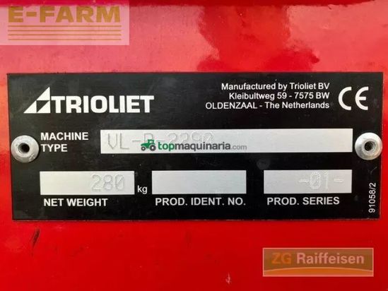 Remolqu esparcidor - Trioliet - solomix 2 1600 vlh-b